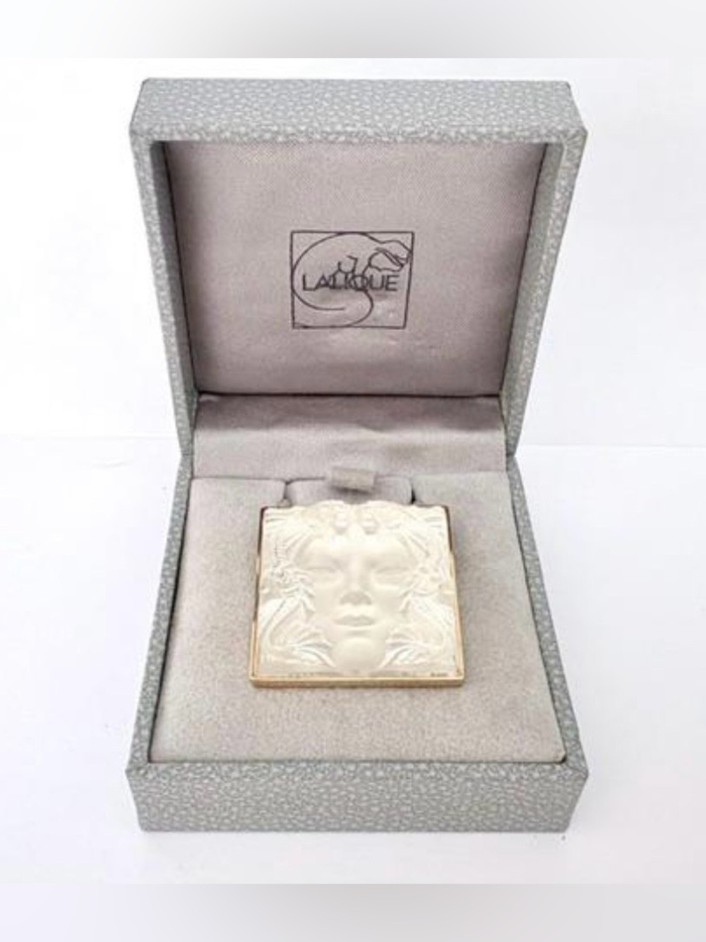 Lalique Arethuse Masque de Femme Large Pendant